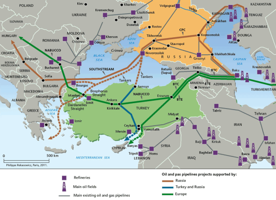 Turkey pipelines