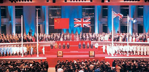 Hong Kong handover