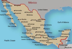 Mexico map