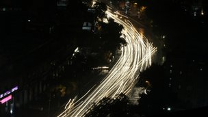 File picture of Delhi at night