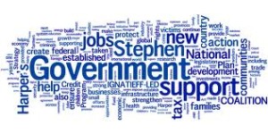 Conservative government word cloud