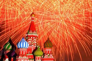 Russia fireworks