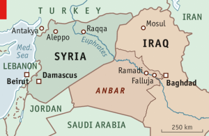 Middle East Economist map