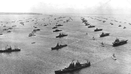 D-Day Invasion fleet