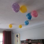 balloons on the ceiling