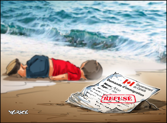 YGRECK drowned refugee child