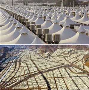 tent camp near Mecca