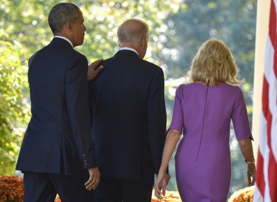 President Obama and the Bidens Oct 21 2015