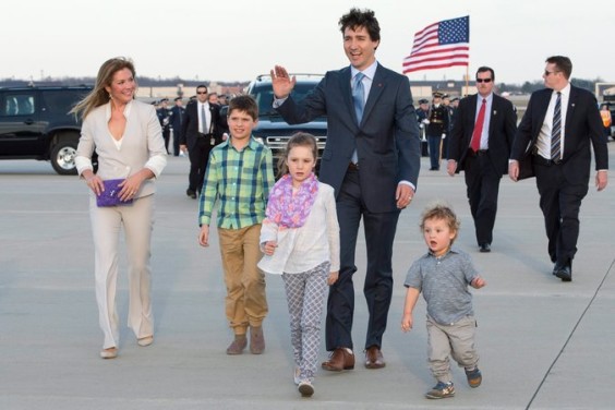 Trudeaus arrive in D.C.