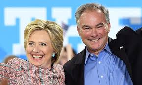 Tim Kaine and Hillary Clinton